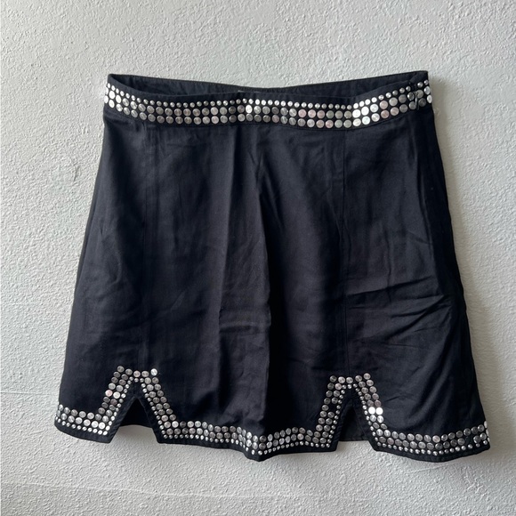 NBD studded slit mini skirt Retails $143  Trendy & Tipsy revolve - Picture 3 of 11